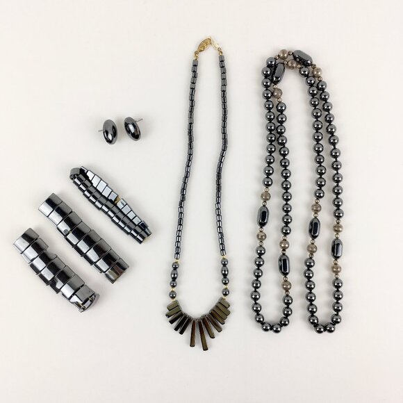 Bundle / Lot of Healing Hematite Jewelry - Picture 2 of 8
